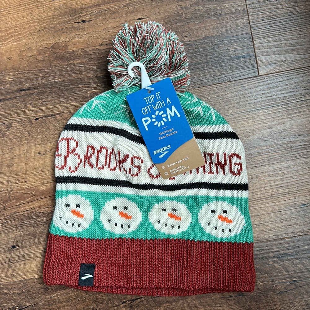 Brooks Heritage Pom Beanie